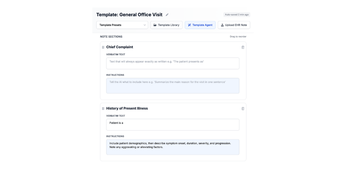 Visual representing highly flexible AI templates with advanced customization features