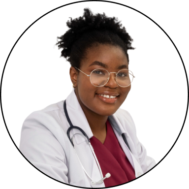 Image of a doctor explaining how Summatic eliminates constant digging through medical records