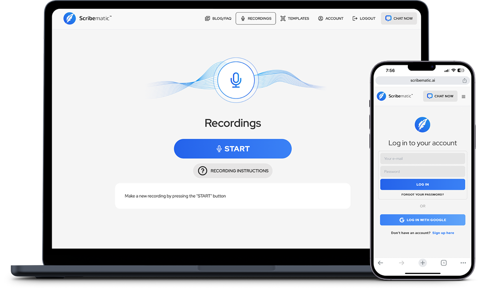 Screenshot of the Codematic login screen for accessing real-time AI medical coding tools